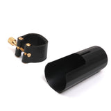 Maxbell Plastic Alto Saxophone Sax Mouthpiece Cover with PU Ligature