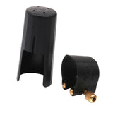 Maxbell Plastic Alto Saxophone Sax Mouthpiece Cover with PU Ligature