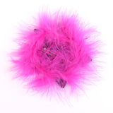 PVC Hen Party Badge Fur Brooch Hen Night Decor Accessory Rose Red