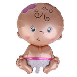 Maxbell Baby Girl Shaped Balloon Foil Balloons Mylar Balloons Helium Balloons Party Decor