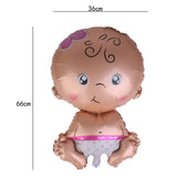 Maxbell Baby Girl Shaped Balloon Foil Balloons Mylar Balloons Helium Balloons Party Decor