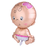 Maxbell Baby Girl Shaped Balloon Foil Balloons Mylar Balloons Helium Balloons Party Decor