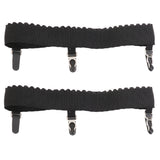 Elastic Nylon Anti-slip Sock Garters Sock Suspenders for Women Black