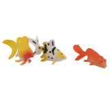 Maxbell Plastic Artificial Goldfish Animals Toy Model 12pcs Colorful