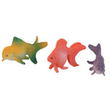 Maxbell Plastic Artificial Goldfish Animals Toy Model 12pcs Colorful
