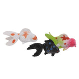 Maxbell Plastic Artificial Goldfish Animals Toy Model 12pcs Colorful