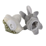 Maxbell Hare & Tortoise Finger Puppets Plush Baby Kids Educational Hand Toys