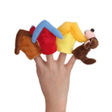 Maxbell 8pcs/set the three Little Pigs Finger Puppets Nursery Rhyme/Fairy Tale