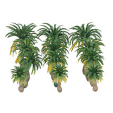 Maxbell 12pcs Layout Model Train Coconut Palm Trees Rain Forest Scale 1: 100-1: 250
