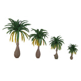 Maxbell 12pcs Layout Model Train Coconut Palm Trees Rain Forest Scale 1: 100-1: 250