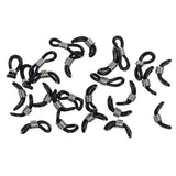 Maxbell 90pcs Rubber Ends Retainer Connector Holder for Eyeglass Chain DIY Findings