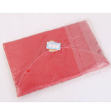 Max Maxb Ladies Leather Style Envelope Clutch Bag Purse with Chain red