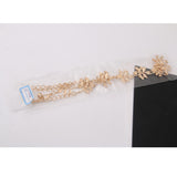 Ladies Leaf Shape Waist Chain Belt in Gold