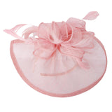 Aliceband Hat Fascinator Feather Headband Wedding Lady Royal Ascot Pink