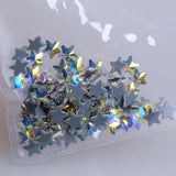 100pcs 7mm Star Shape Crystal AB Hot Fix Rhinestone Garment Accessories - Aladdin Shoppers