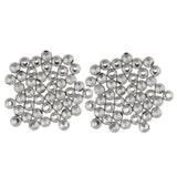 100pcs Copper Round Spacer Loose Bead 4mm Frosted Ball Craft Making Findings - Aladdin Shoppers