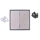 102 Pieces Portable Plastic Professional Chinese WeiQi Magnetic Chessboard Chess Set Board Game Toy 19.5 x 19.5CM - Aladdin Shoppers