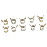10pcs 8mm Car Spring Clip Fuel Line Hose Water Pipe Air Tube Clamp Fastener - Aladdin Shoppers