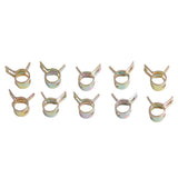 10pcs 8mm Car Spring Clip Fuel Line Hose Water Pipe Air Tube Clamp Fastener - Aladdin Shoppers