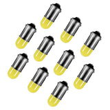 Maxbell 10pcs BA9S 3D COB Car Interior Dash Meter Reading Light Dome Bulbs White