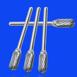 10Piece Steel Rotary Burr Set 3mm Shank Wood Rasp Drill Bits Home Tool - Aladdin Shoppers