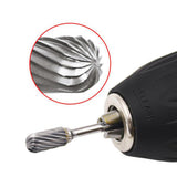 10Piece Steel Rotary Burr Set 3mm Shank Wood Rasp Drill Bits Home Tool - Aladdin Shoppers