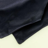 Maxbell Satin Tuxedo Wedding Self Tie Ascot Cravat Necktie Scarf for Men - Black