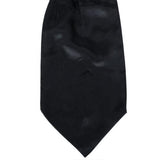Maxbell Satin Tuxedo Wedding Self Tie Ascot Cravat Necktie Scarf for Men - Black