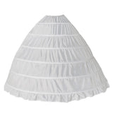 Maxbell 6 Hoop Wedding Ball Gown Bone Crinoline Petticoat