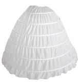 Maxbell 6 Hoop Wedding Ball Gown Bone Crinoline Petticoat