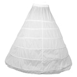 Maxbell 6 Hoop Wedding Ball Gown Bone Crinoline Petticoat