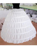 Maxbell 6 Hoop Wedding Ball Gown Bone Crinoline Petticoat