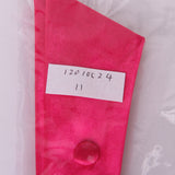 Fashion Elegant Pure Color Korean Style Unisex Cross Bow Tie Shocking Pink