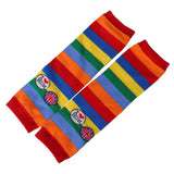 New Kids Toddlers Soft Colorful Stripes Leggings Leg Warmers Socks Age 0-6Y Rainbow