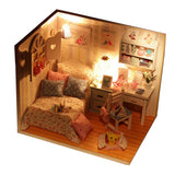 1/24 Dollhouse Miniature DIY European Style House Kit Creative Room Perfect DIY Gift for Friends Lovers and Families - Aladdin Shoppers