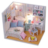 1/24 Dollhouse Miniature DIY European Style House Kit Creative Room Perfect DIY Gift for Friends Lovers and Families - Aladdin Shoppers