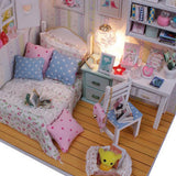 1/24 Dollhouse Miniature DIY European Style House Kit Creative Room Perfect DIY Gift for Friends Lovers and Families - Aladdin Shoppers