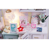 1/24 Dollhouse Miniature DIY European Style House Kit Creative Room Perfect DIY Gift for Friends Lovers and Families - Aladdin Shoppers