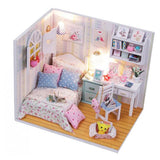 1/24 Dollhouse Miniature DIY European Style House Kit Creative Room Perfect DIY Gift for Friends Lovers and Families - Aladdin Shoppers