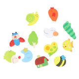 12pcs Cartoon Animals EVA Magnetic Fridge Magnet Auto Car Stickers Children Educational Toys Home Accessories - Aladdin Shoppers