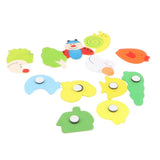 12pcs Cartoon Animals EVA Magnetic Fridge Magnet Auto Car Stickers Children Educational Toys Home Accessories - Aladdin Shoppers