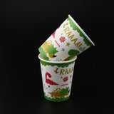 12pcs Dinosaurs Paper Disposable Cups Birthday Party Tableware Decor - Aladdin Shoppers
