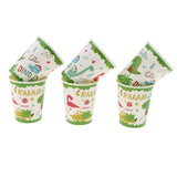 12pcs Dinosaurs Paper Disposable Cups Birthday Party Tableware Decor - Aladdin Shoppers