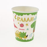 12pcs Dinosaurs Paper Disposable Cups Birthday Party Tableware Decor - Aladdin Shoppers
