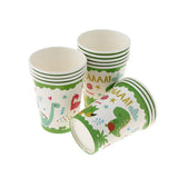 12pcs Dinosaurs Paper Disposable Cups Birthday Party Tableware Decor - Aladdin Shoppers