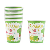 12pcs Dinosaurs Paper Disposable Cups Birthday Party Tableware Decor - Aladdin Shoppers