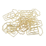 12PCS/Pack Golden Paper Clips Christmas Ornaments Coffee Cups Shape for Office Home Stationery Accessories - Aladdin Shoppers
