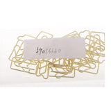 12PCS/Pack Golden Paper Clips Christmas Ornaments Coffee Cups Shape for Office Home Stationery Accessories - Aladdin Shoppers