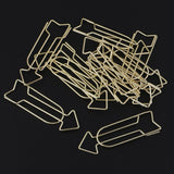12Pieces Funny Novelty Metal Arrow Shape Paper Clips Bookmark Home Office School Stationery - Aladdin Shoppers