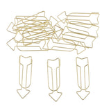 12Pieces Funny Novelty Metal Arrow Shape Paper Clips Bookmark Home Office School Stationery - Aladdin Shoppers